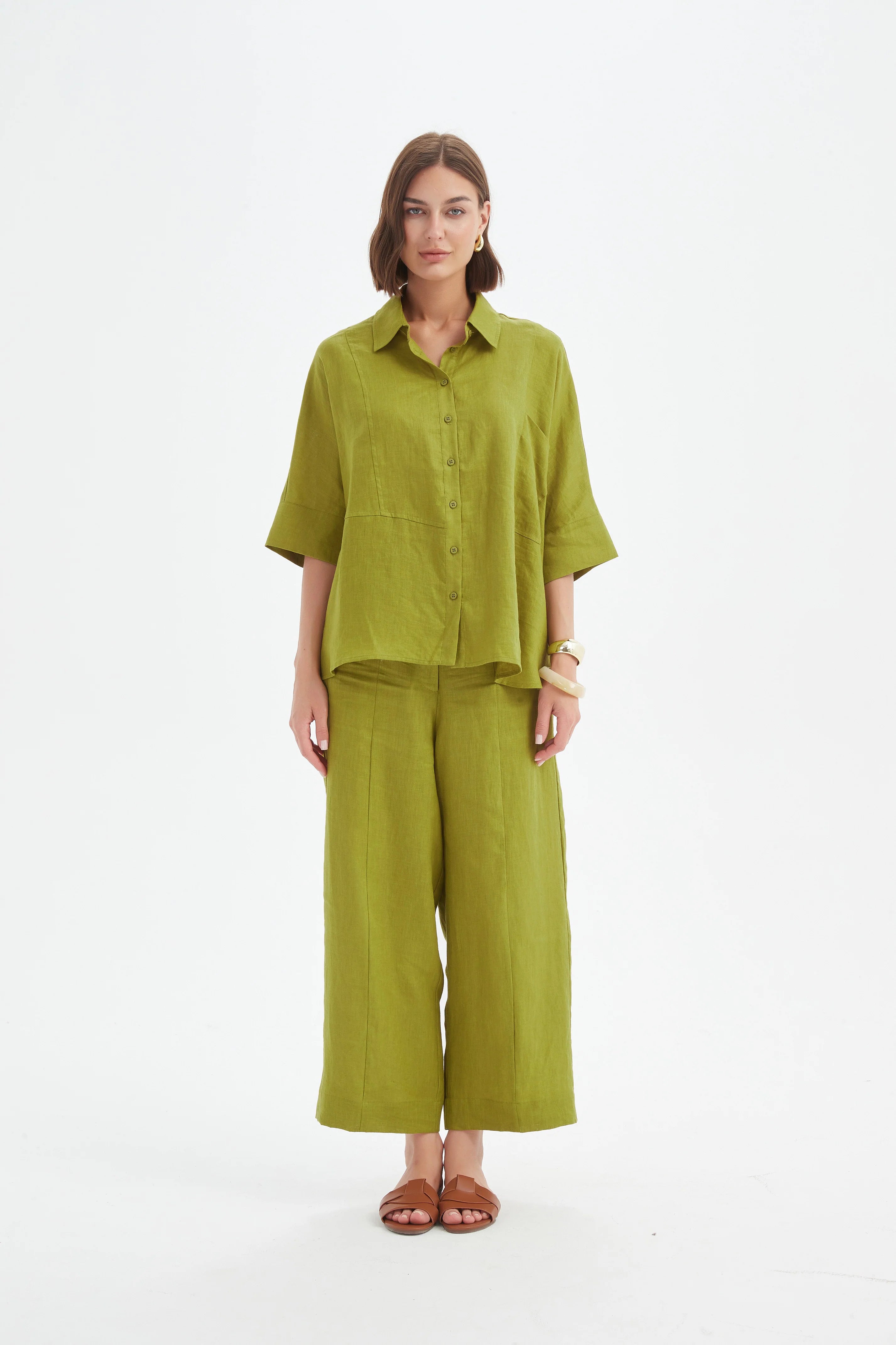 Tirelli Seam Detailed Boxy Shirt