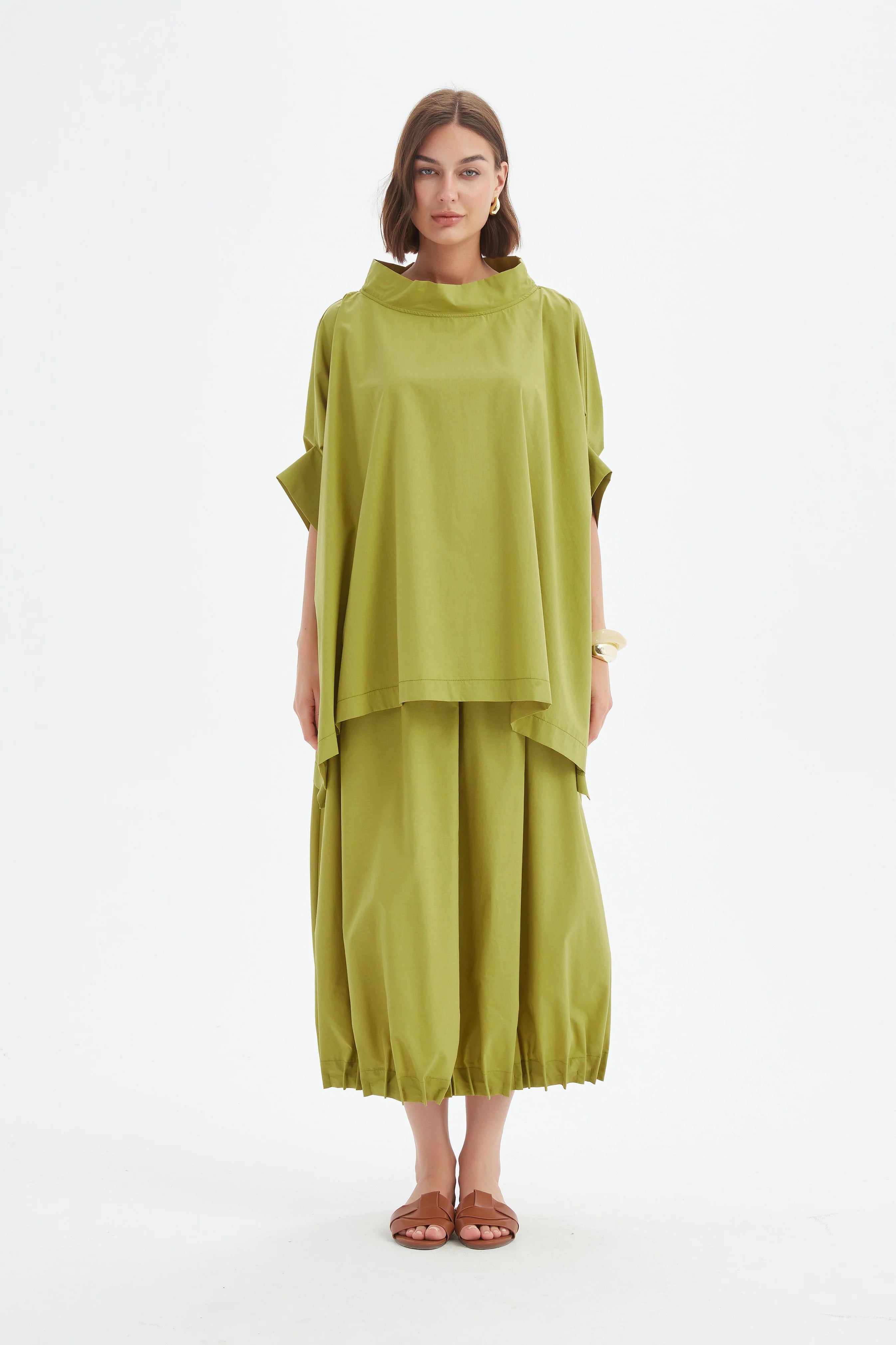 Tirelli Statement Neck Tunic