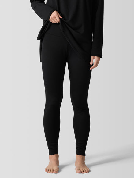 Eileen Fisher Cozy Brushed Terry Leggings