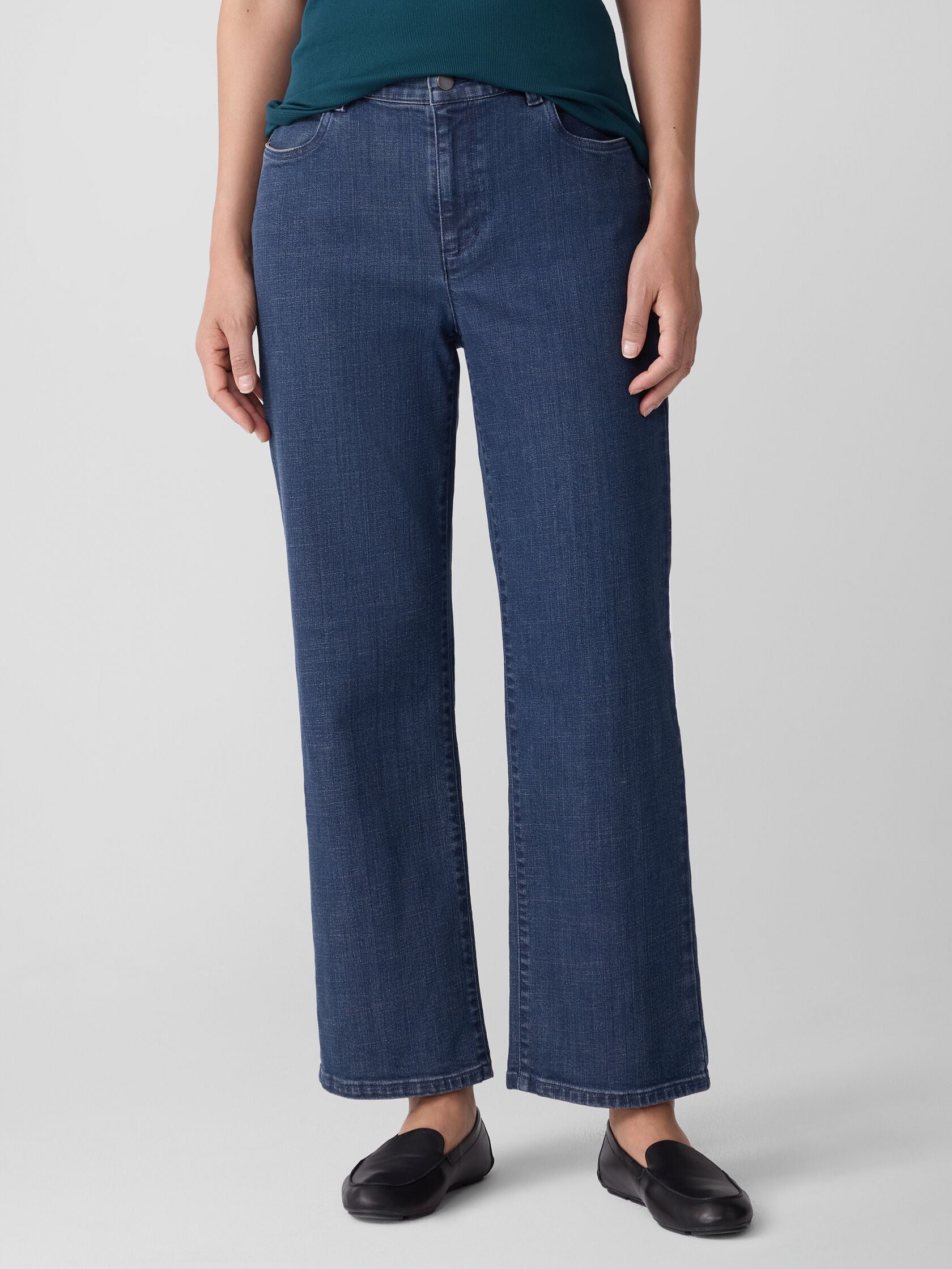 Eileen Fisher Straight Ankle Jean