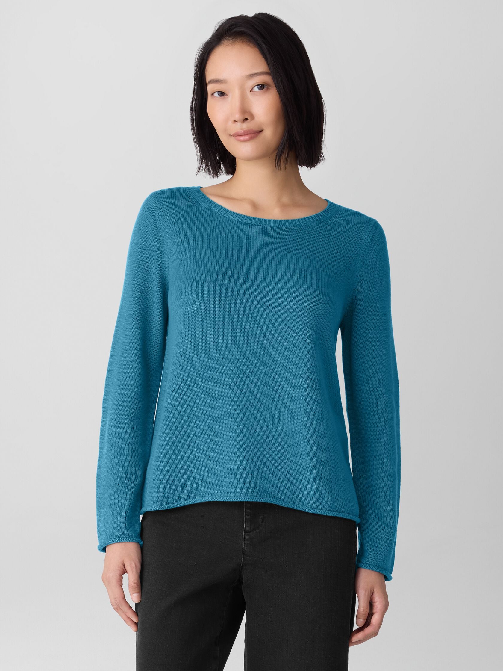 Eileen Fisher Bateau Neck Sweater