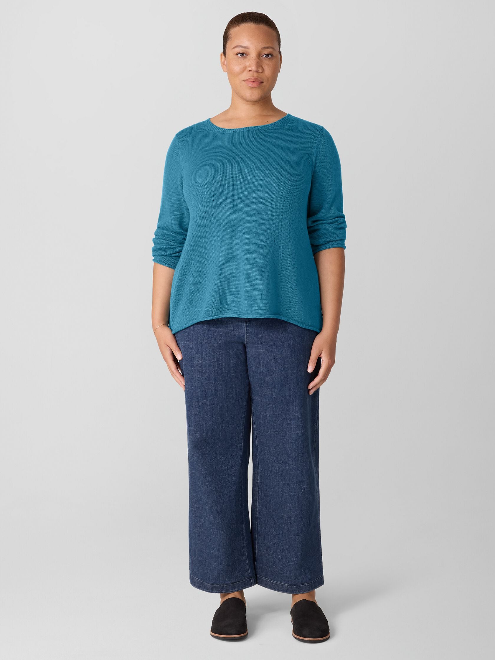 Eileen Fisher Bateau Neck Sweater