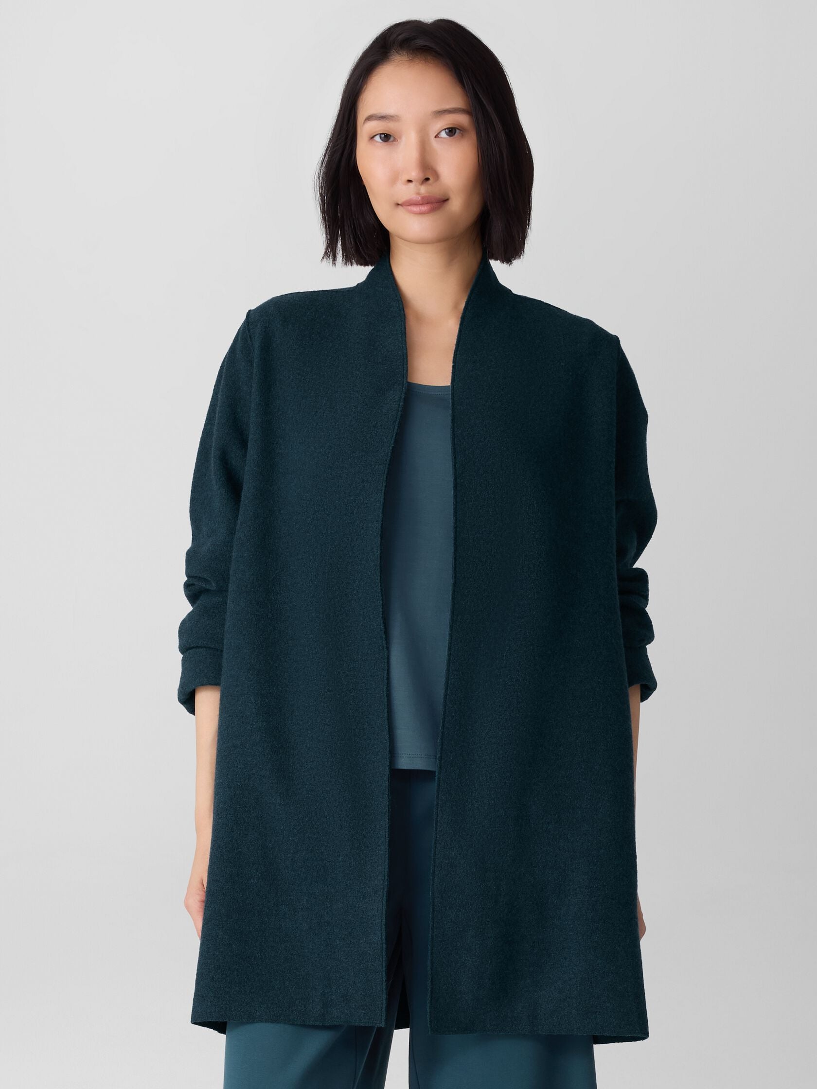 Eileen Fisher High Collar Jacket