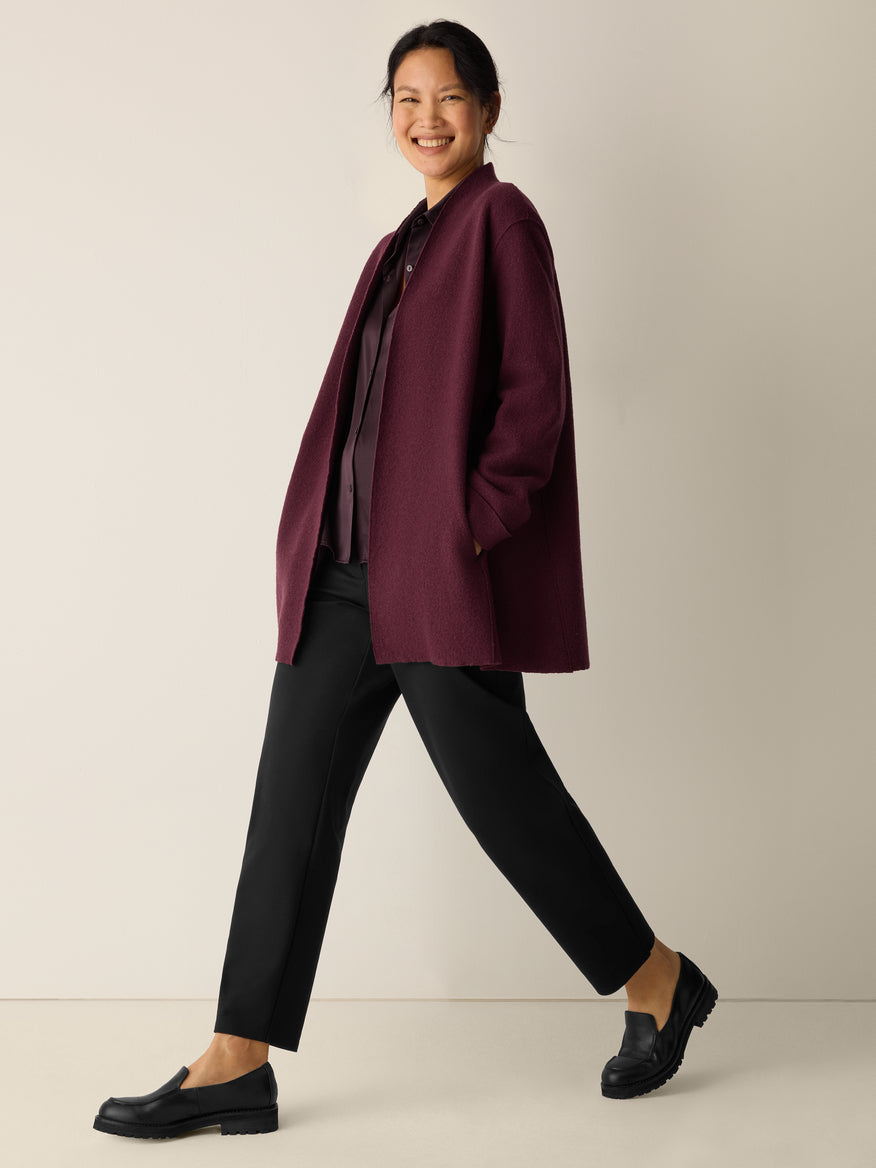 Eileen Fisher High Collar Jacket
