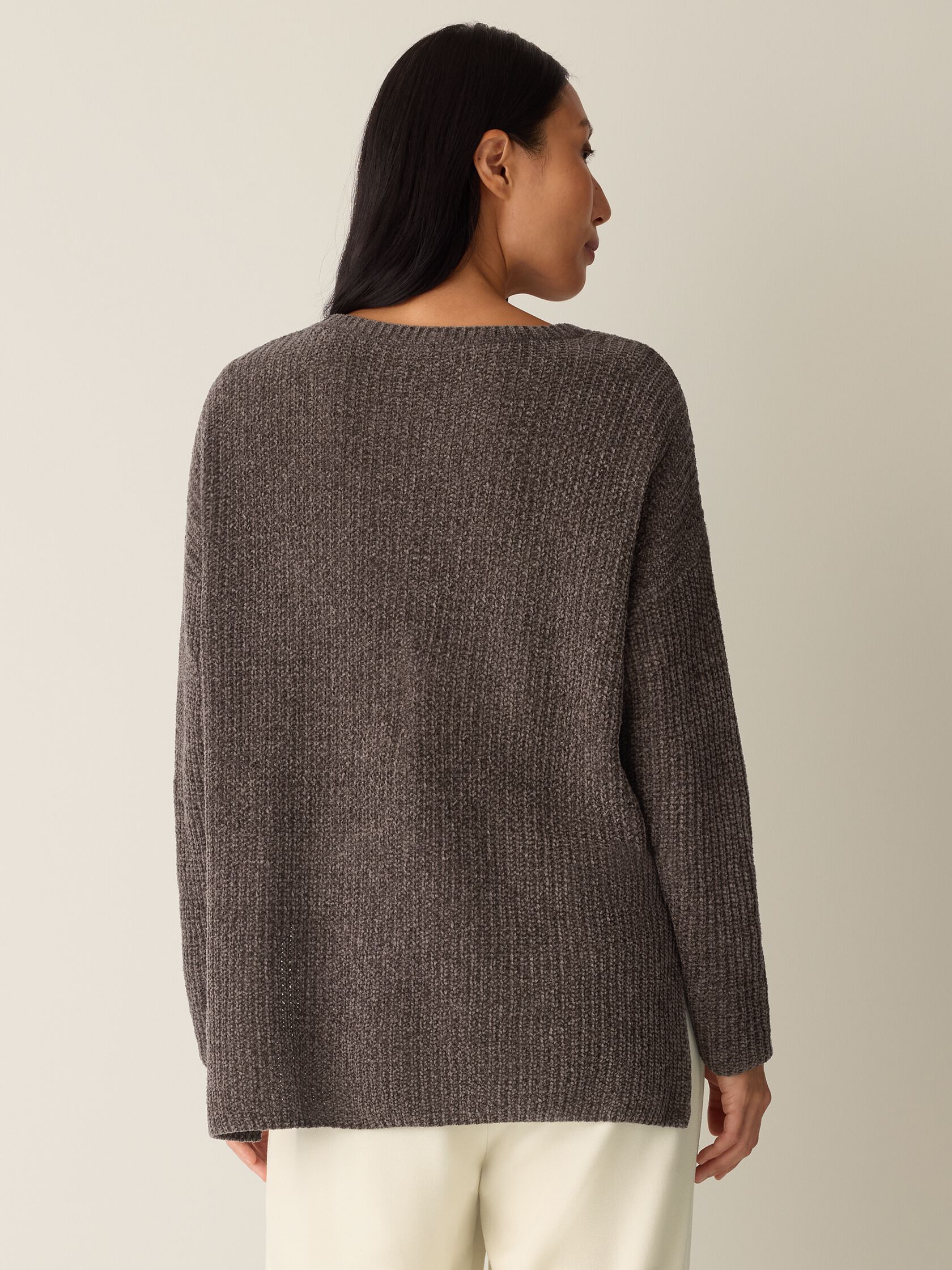 Eileen Fisher Jewel Neck Sweater