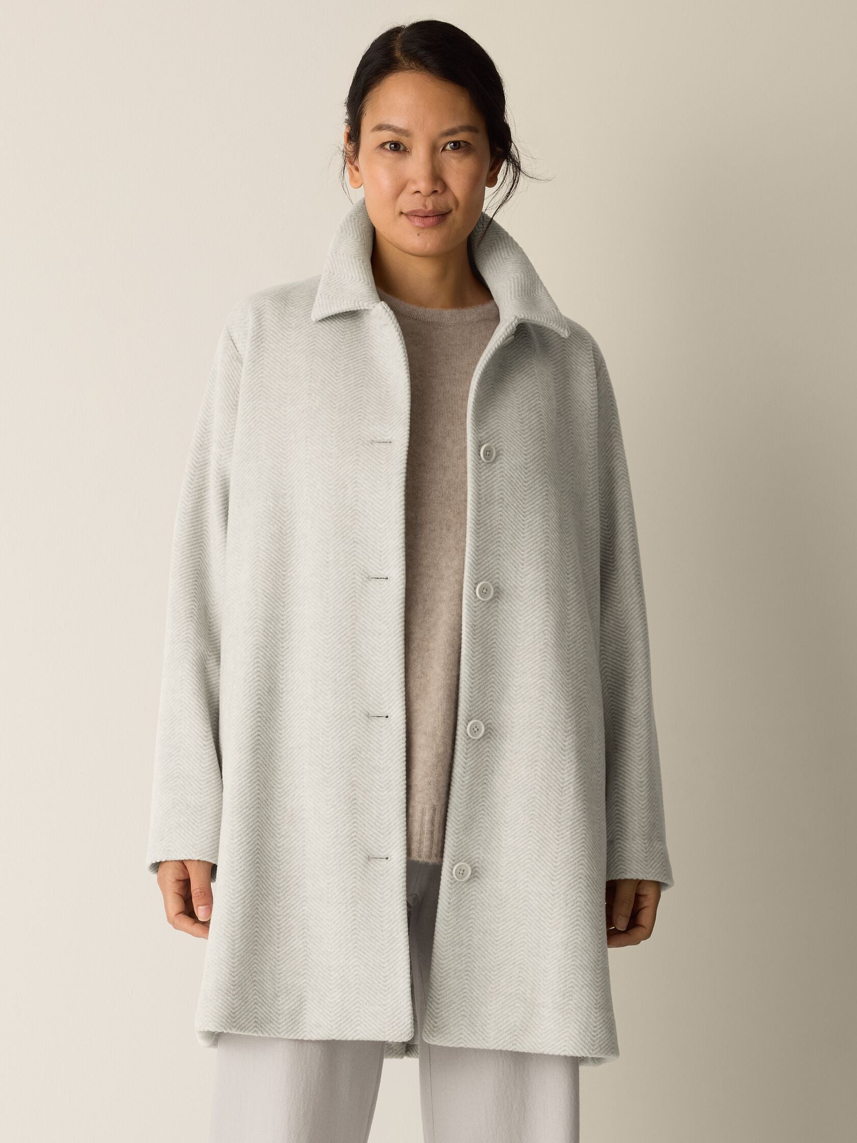 Eileen Fisher Classic Collar Coat