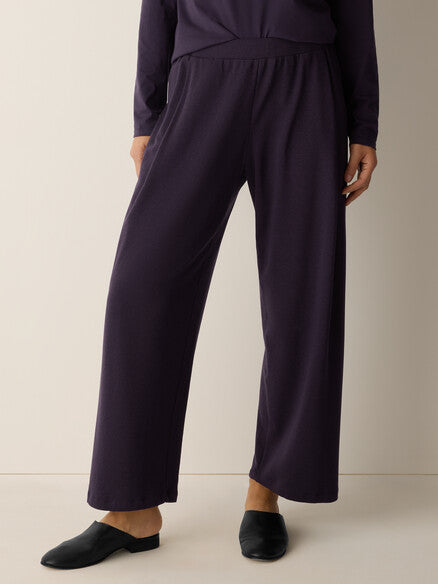 Eileen Fisher Straight Ankle Pleated Pant