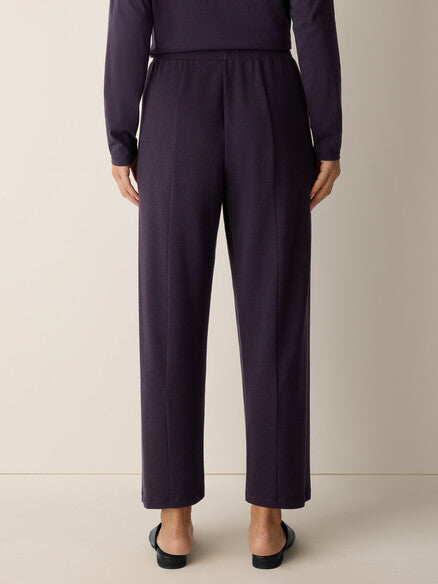 Eileen Fisher Straight Ankle Pleated Pant