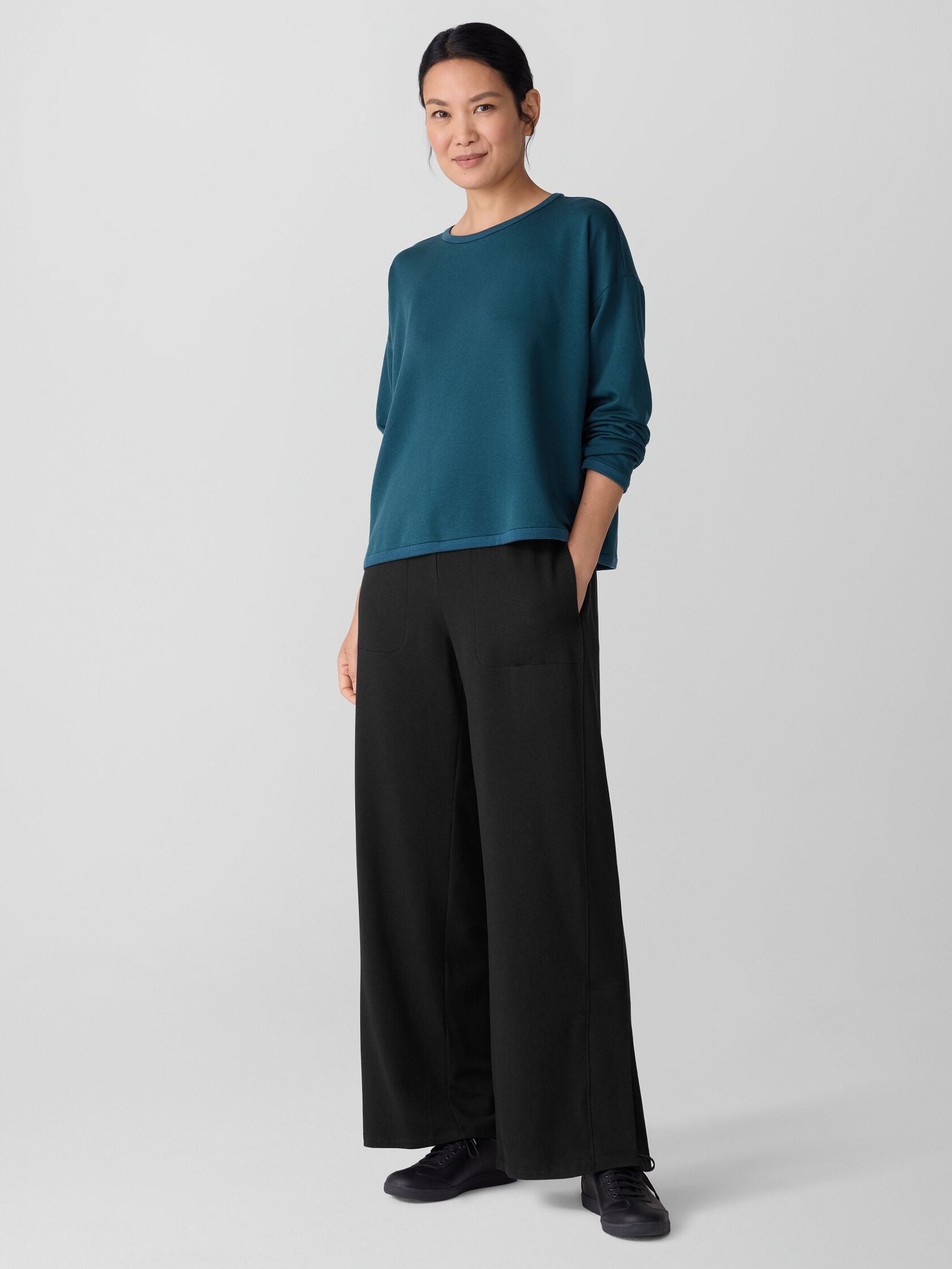 Eileen Fisher Full Length Pant W/ Side Vents