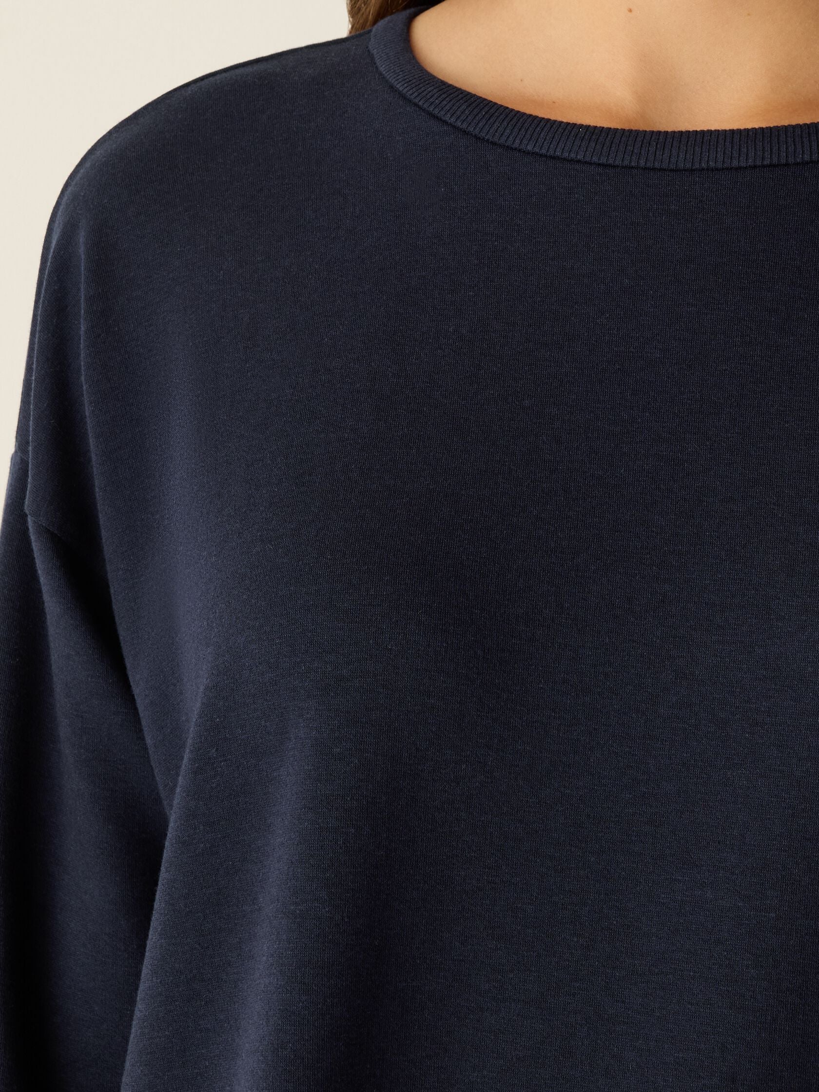 Eileen Fisher Round Neck Long Box Top