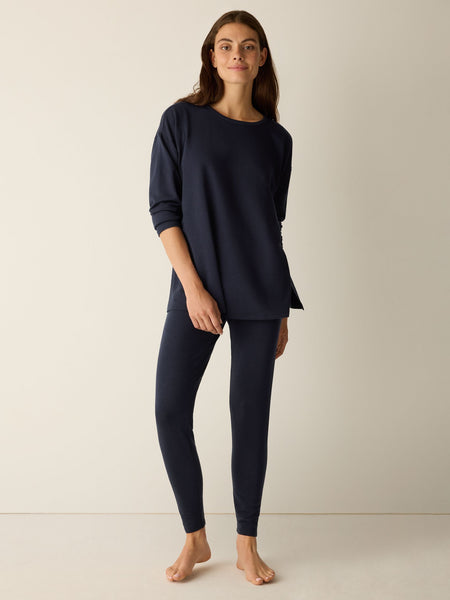 Eileen Fisher Round Neck Long Box Top