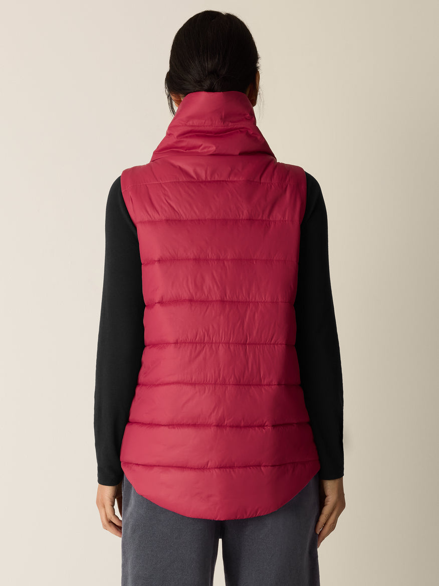 Eileen Fisher Stand Collar Vest