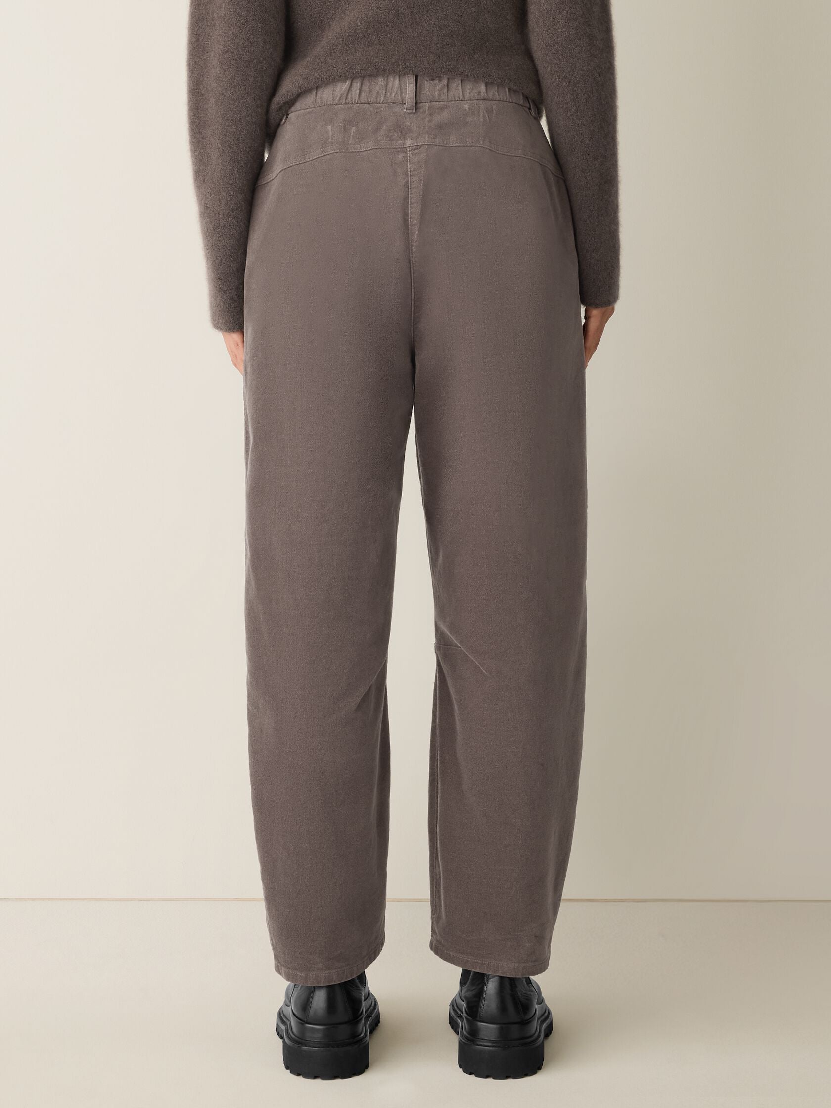 Eileen Fisher Ankle Barrel Pant W/ Pockets