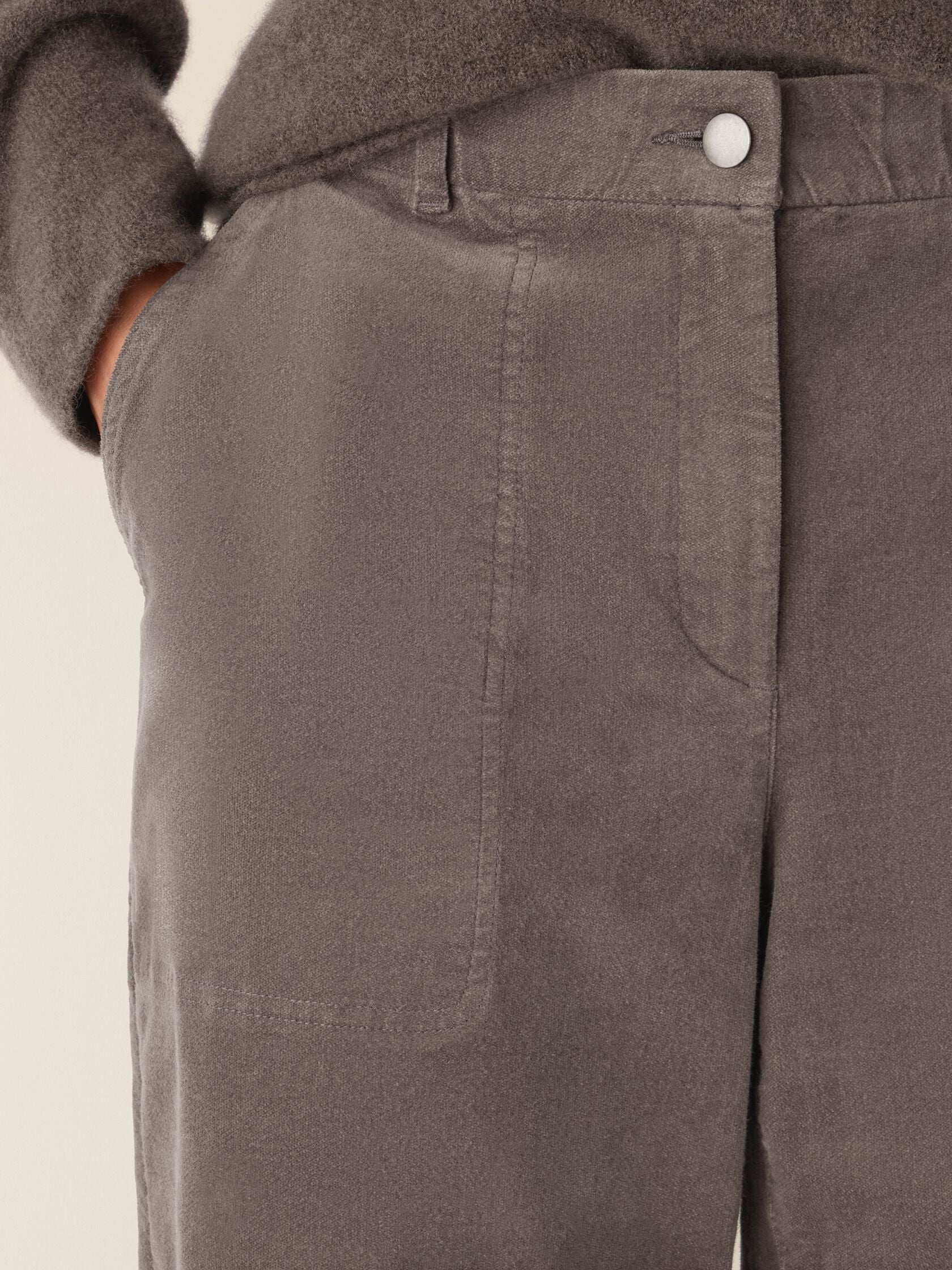 Eileen Fisher Ankle Barrel Pant W/ Pockets