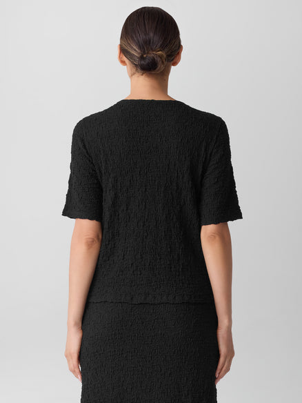 Eileen Fisher Crew Neck Snug Top