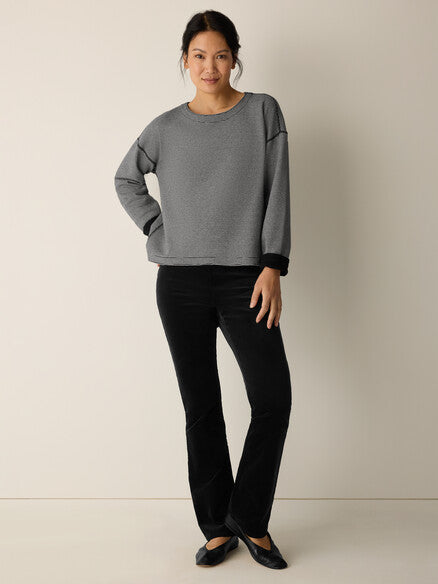 Eileen Fisher Round Neck Reversible Top