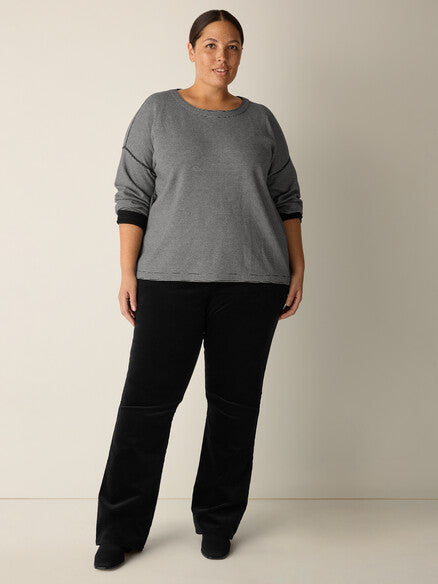 Eileen Fisher Round Neck Reversible Top