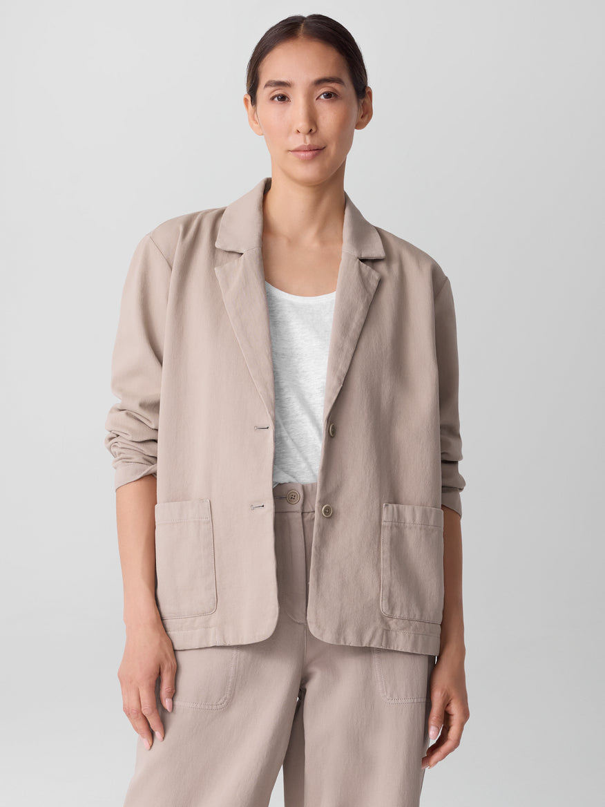 Eileen Fisher Utility Cotton Blazer