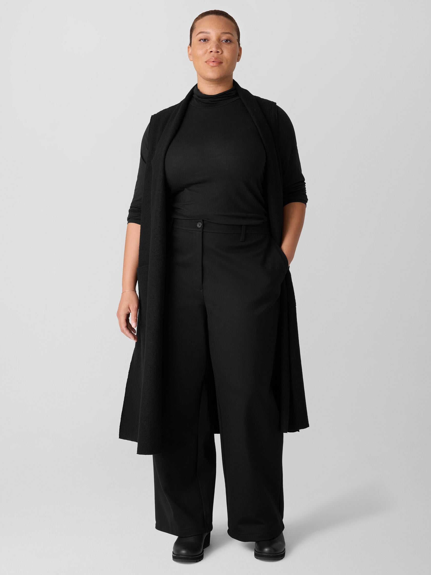 Eileen Fisher Wide Full Leg Trouser