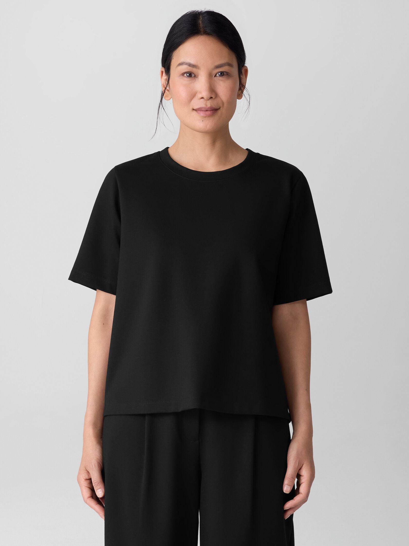 Eileen Fisher Crew Neck Relaxed Tee