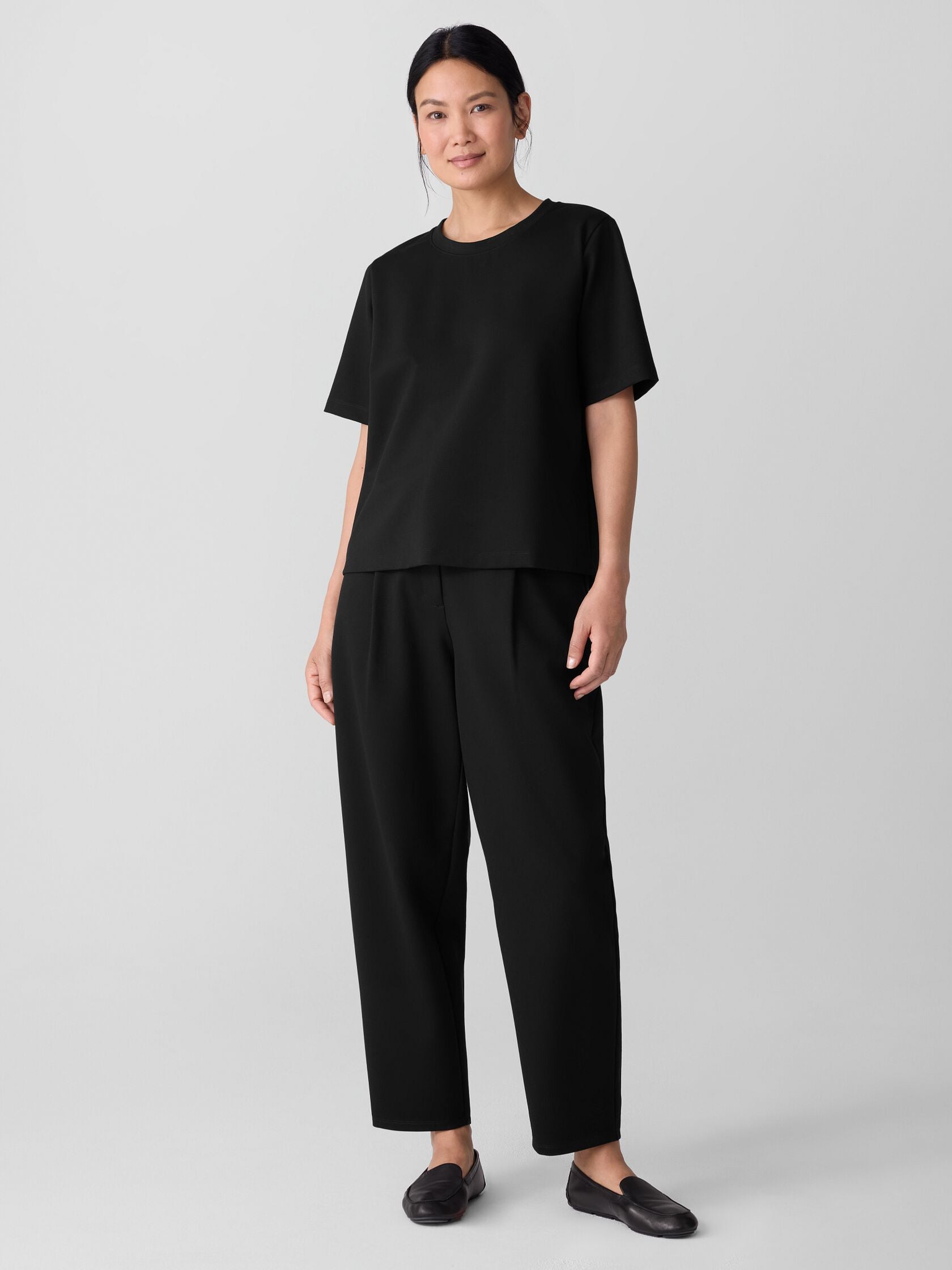 Eileen Fisher Crew Neck Relaxed Tee