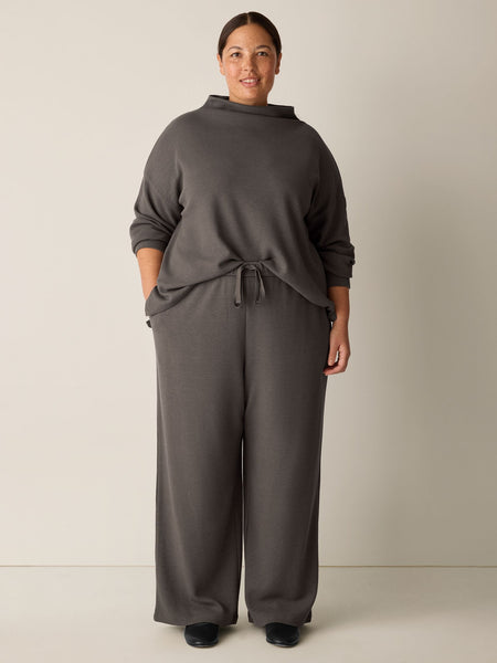 Eileen Fisher Wide Ankle Pant W/ Drawstring