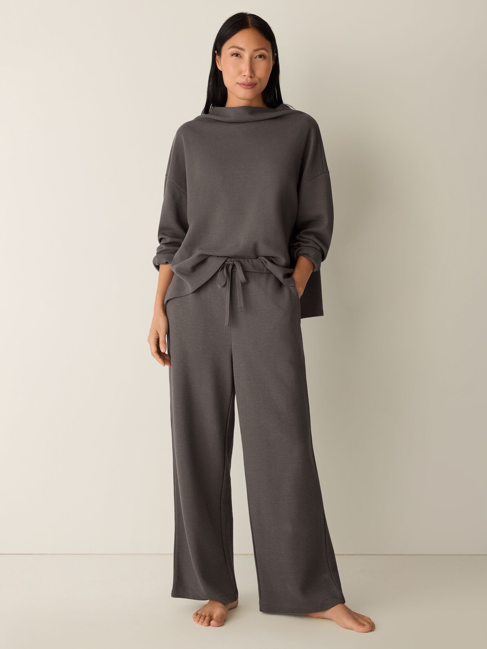 Eileen Fisher Wide Ankle Pant W/ Drawstring