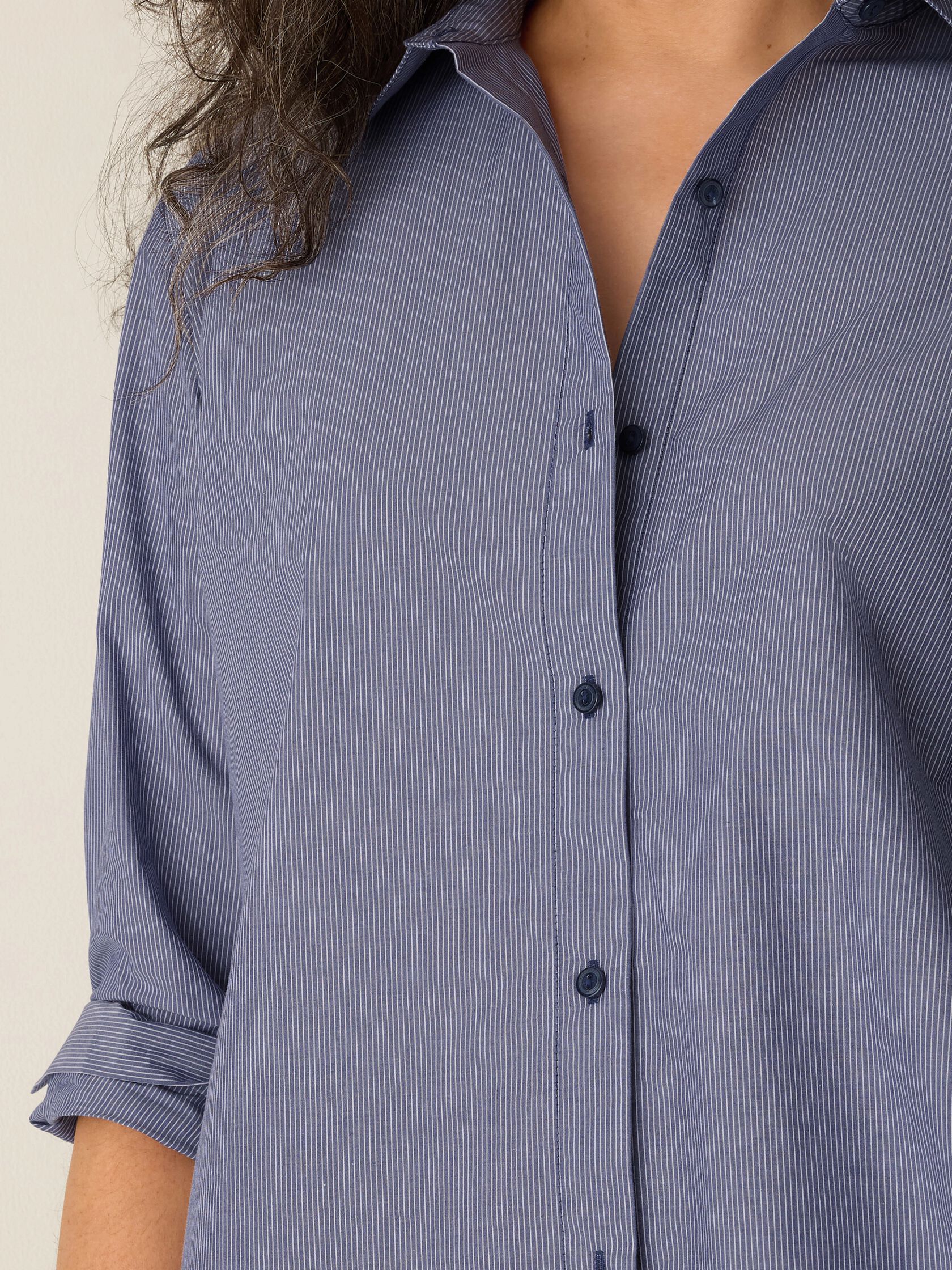 (Pre-Order) Eileen Fisher Classic Collar Long Shirt