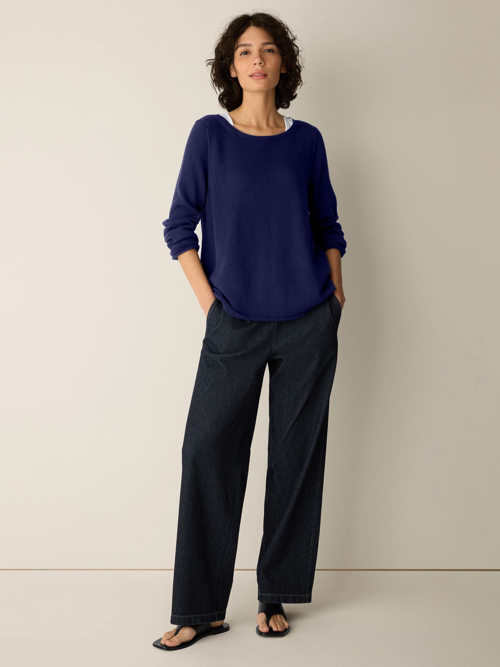 (Pre-Order) Eileen Fisher Bateau Neck Sweater