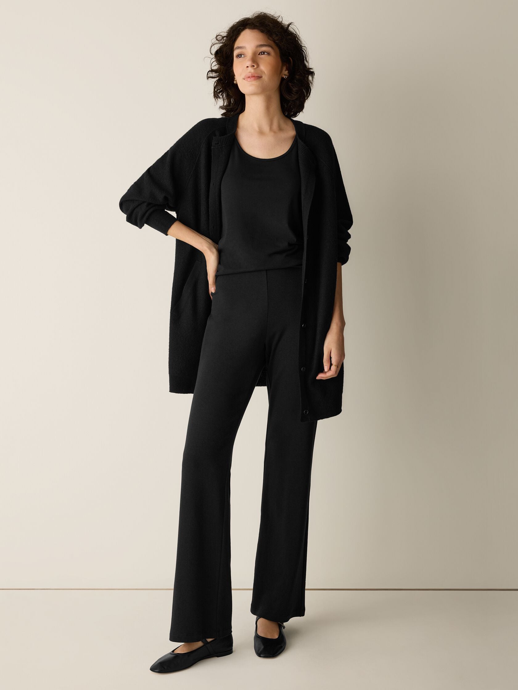 (Pre-Order) Eileen Fisher Floor Length Kick Pant