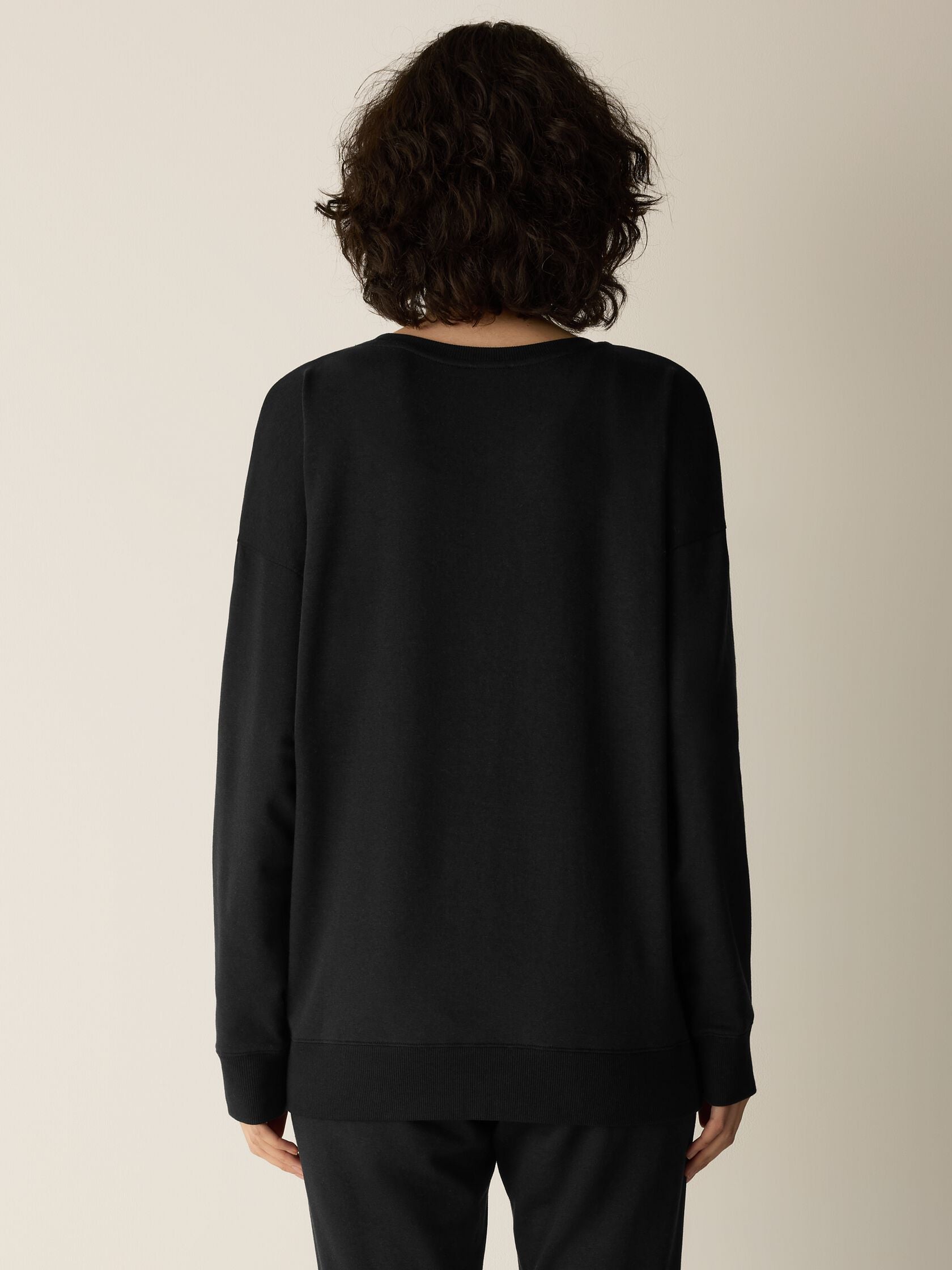 (Pre-Order) Eileen Fisher Long Crew Neck Sweatshirt
