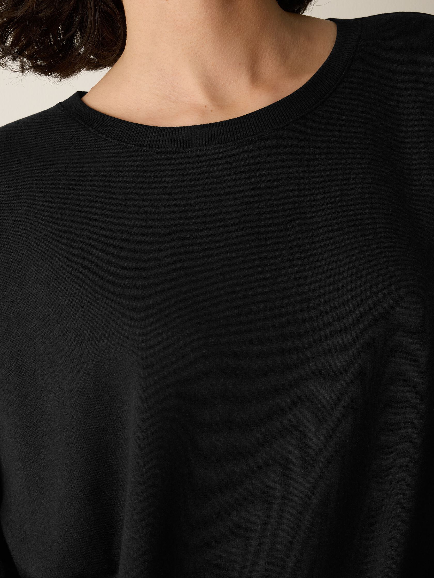 (Pre-Order) Eileen Fisher Long Crew Neck Sweatshirt