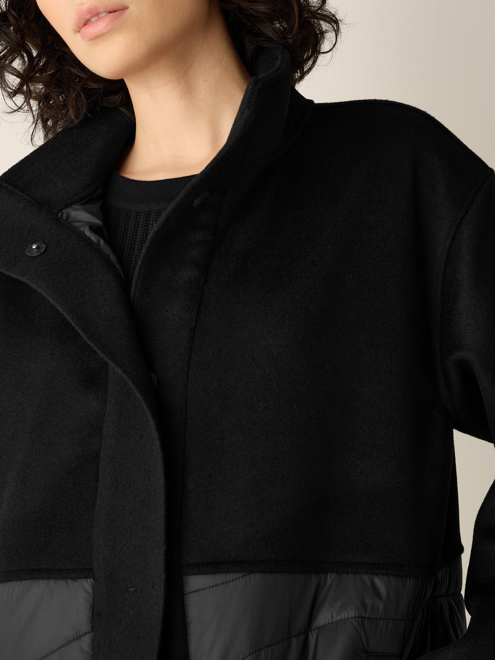 (Pre-Order) Eileen Fisher Stand Collar Coat