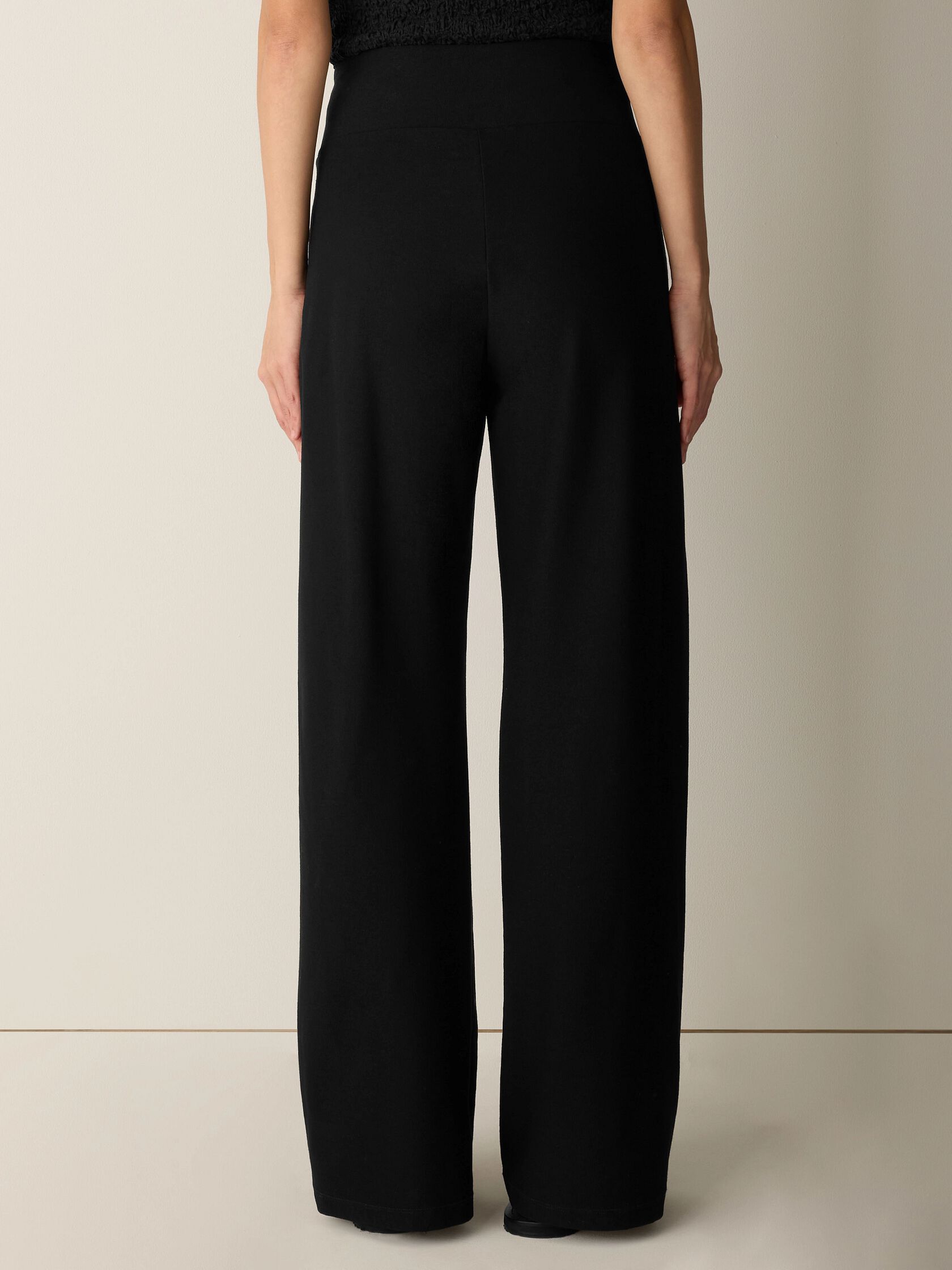 (Pre-Order) Eileen Fisher High Waisted Wide Pant with Pintuck