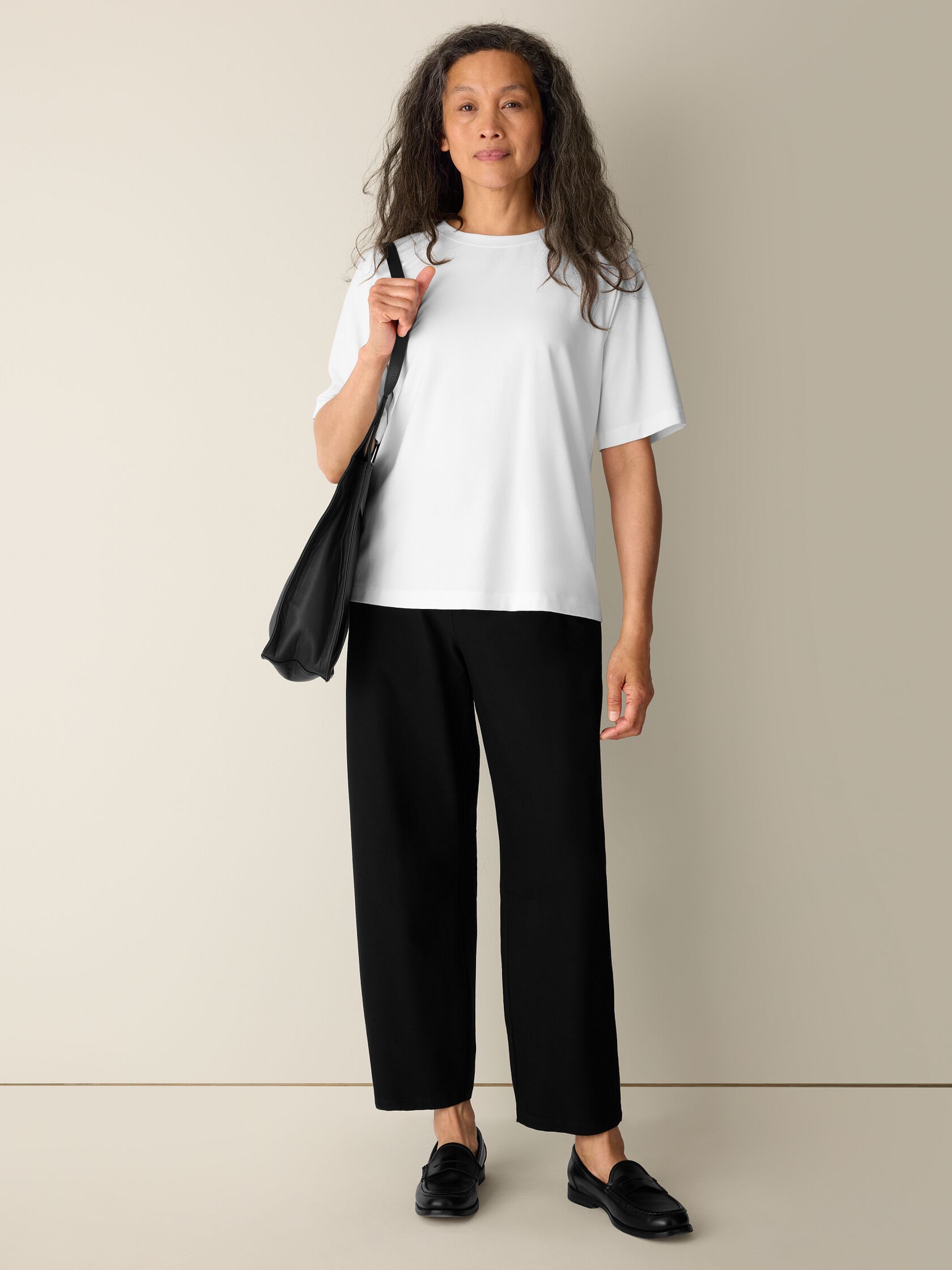 (Pre-Order) Eileen Fisher Crew Neck Relaxed Tee
