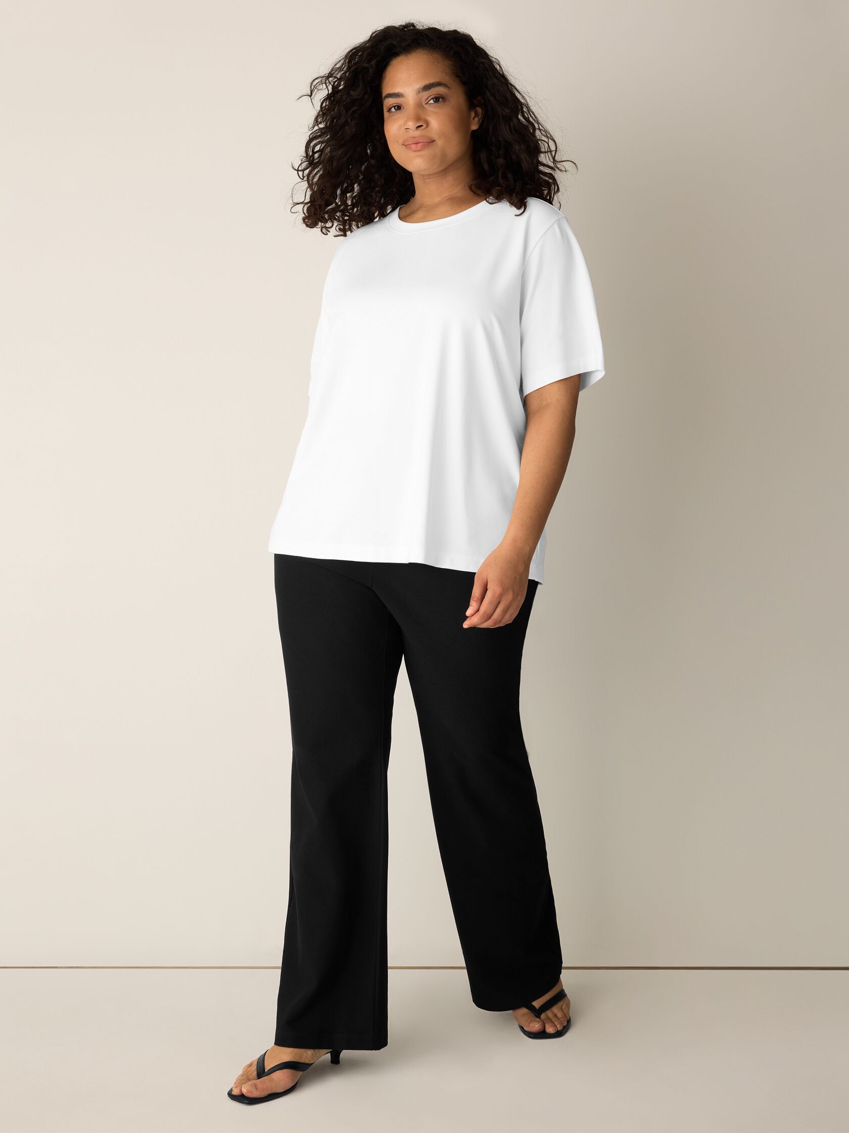 (Pre-Order) Eileen Fisher Crew Neck Relaxed Tee