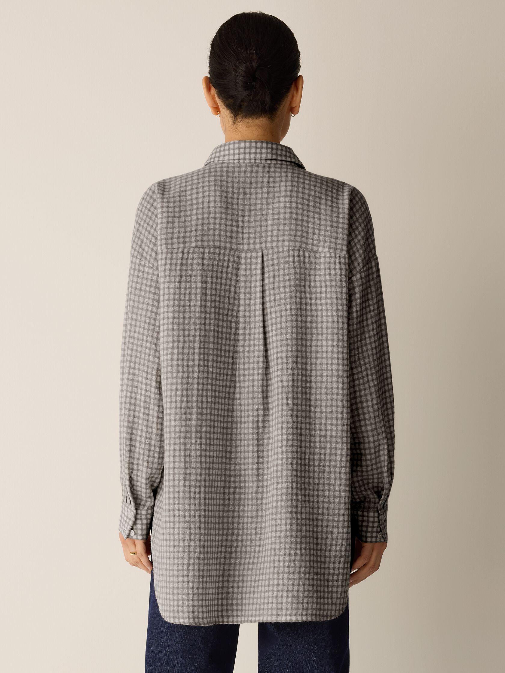(Pre-Order) Eileen Fisher Classic Collar Long Shirt