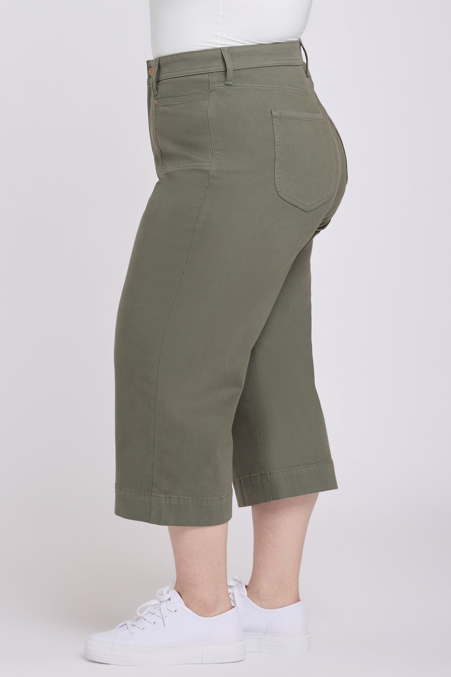 NYDJ Brigette Wide Leg Capri Jeans