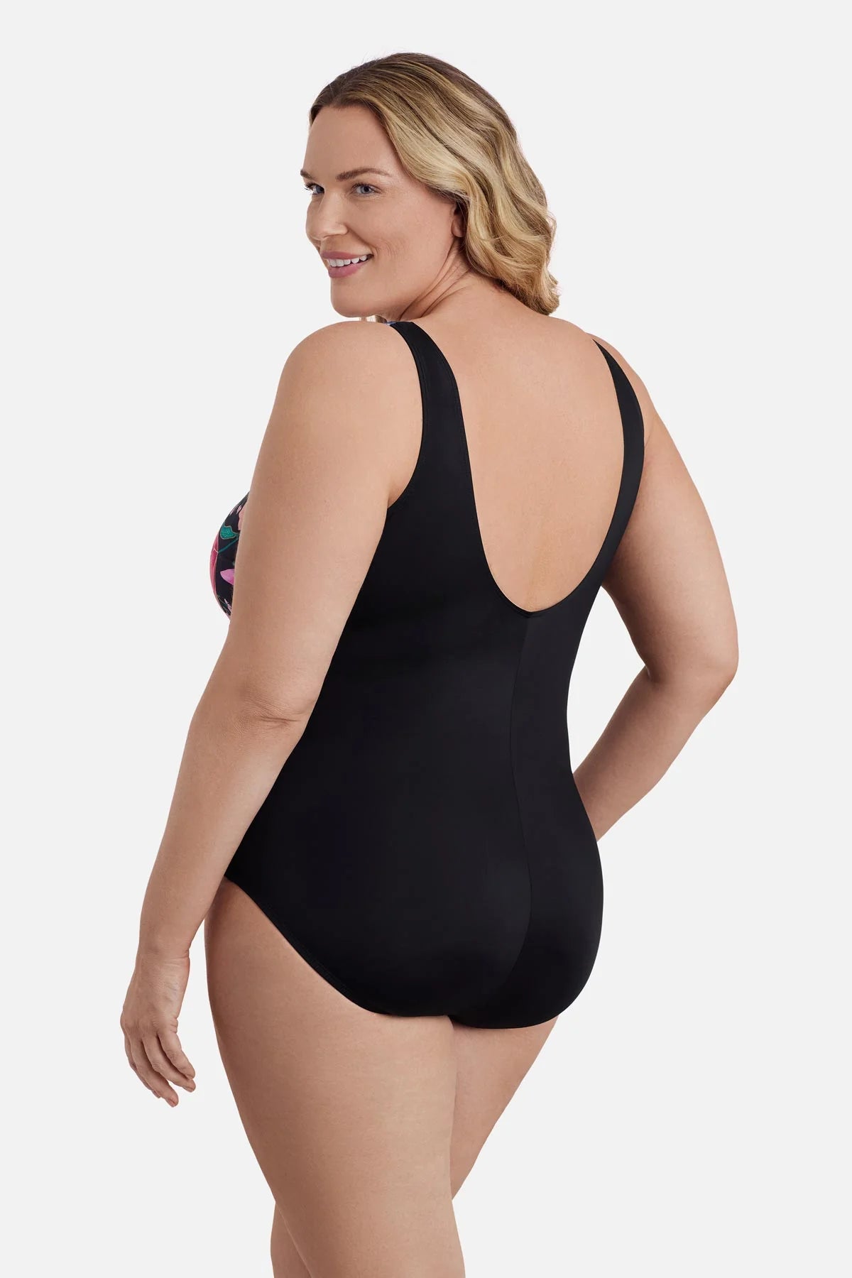Longitude Side Twist Tank One Piece Swimsuit