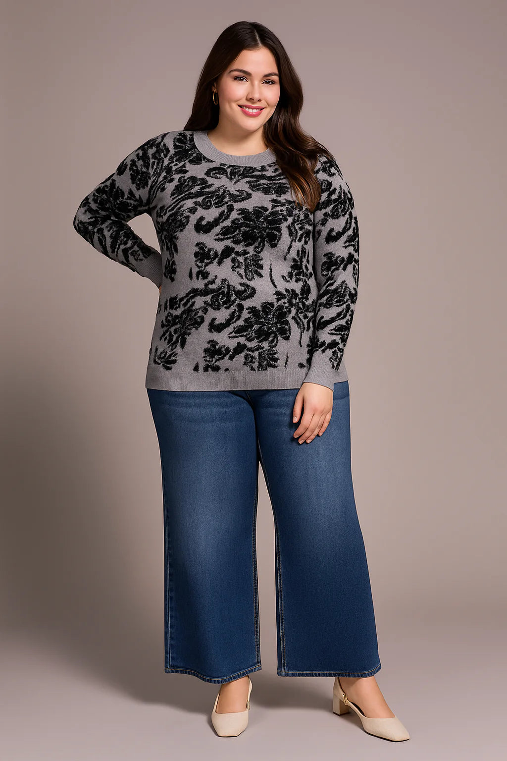 Tribal Crew Neck Sweater