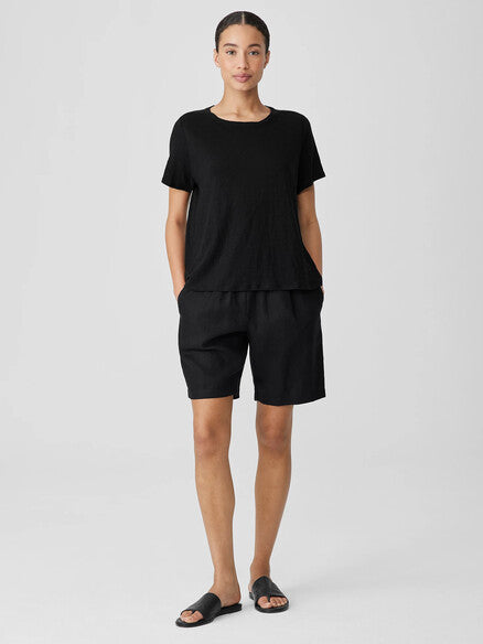 Eileen Fisher Crew Neck Short Sleeve Tee