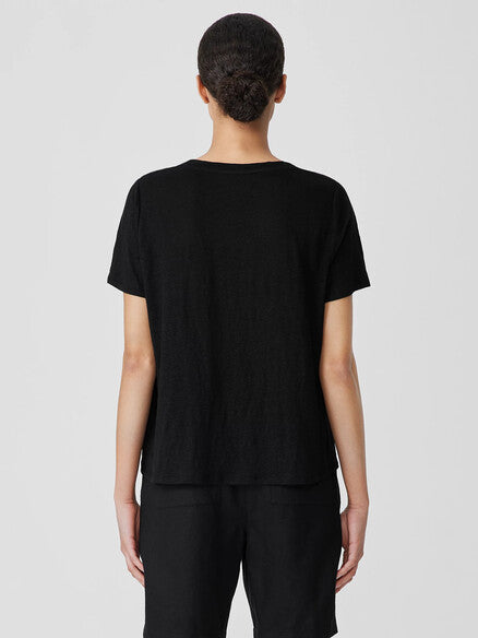 Eileen Fisher Crew Neck Short Sleeve Tee