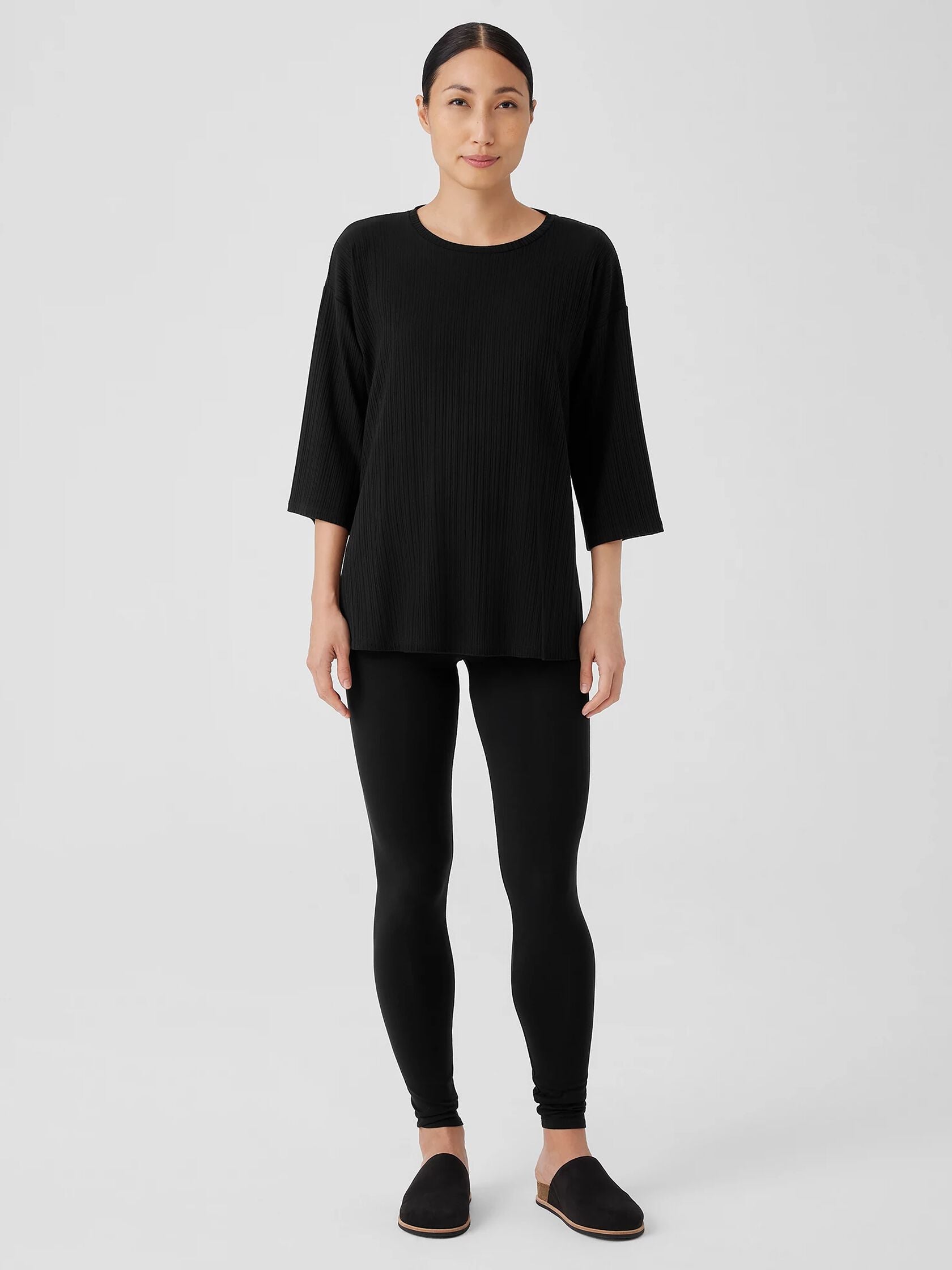 Eileen Fisher High Waisted Ankle Legging