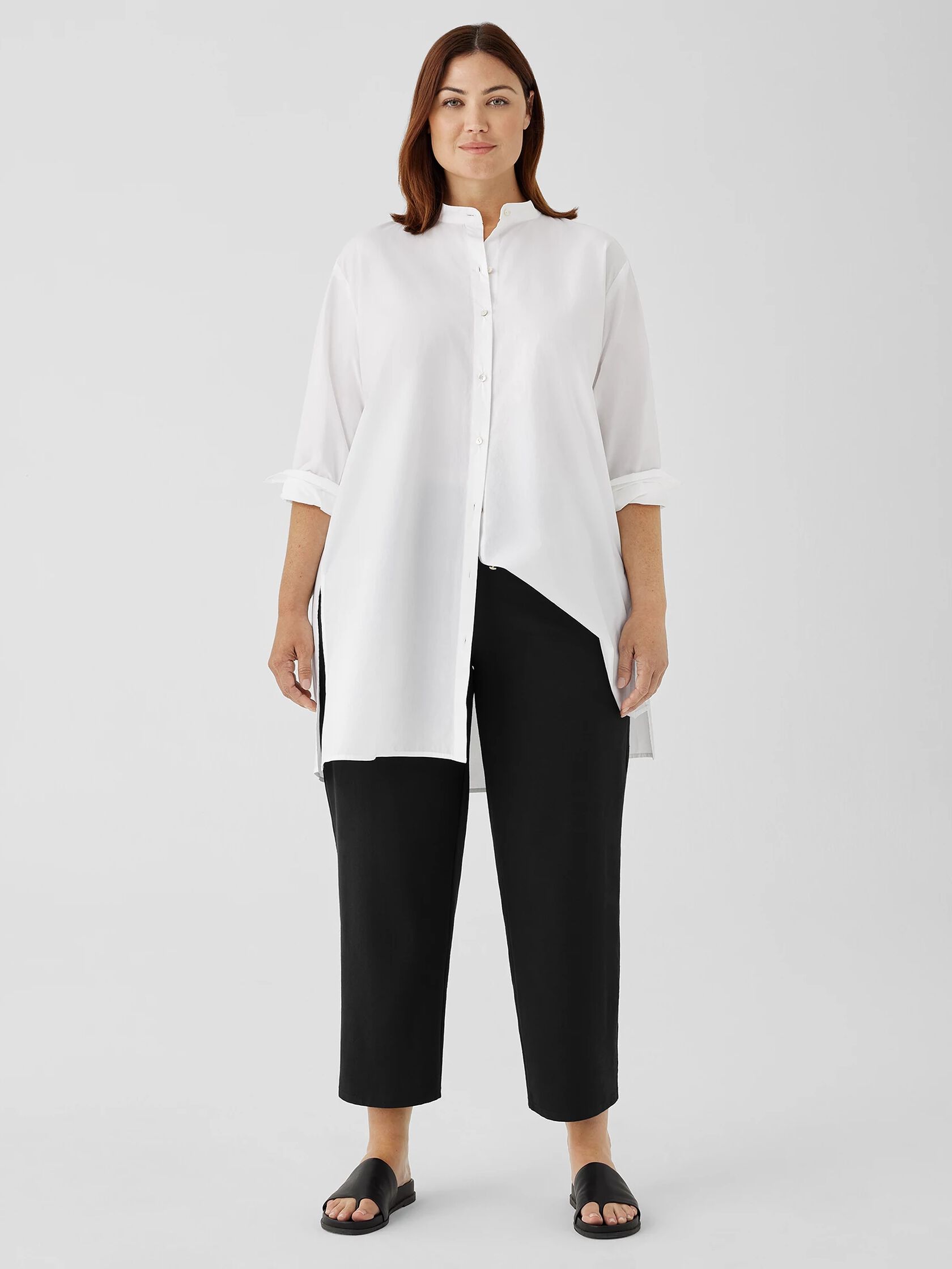 Eileen Fisher Straight Ankle Pant