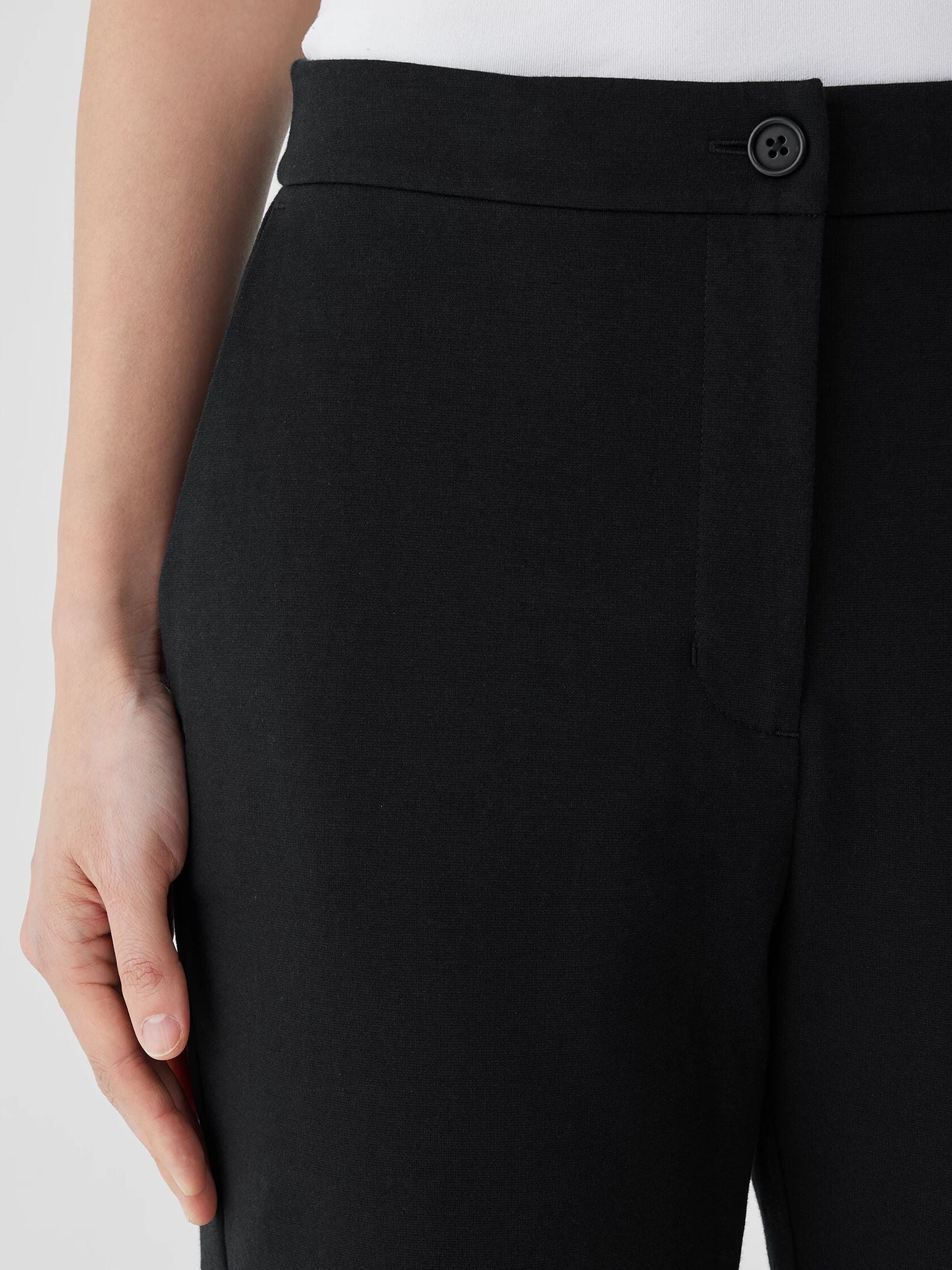 Eileen Fisher High Waisted Slim Ankle Pant
