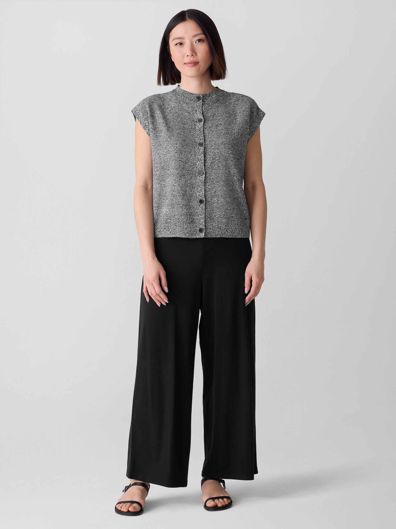 Eileen Fisher High Waisted Ankle Pant