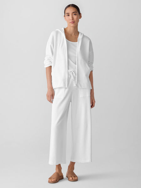 Eileen Fisher Hooded Zip Jacket