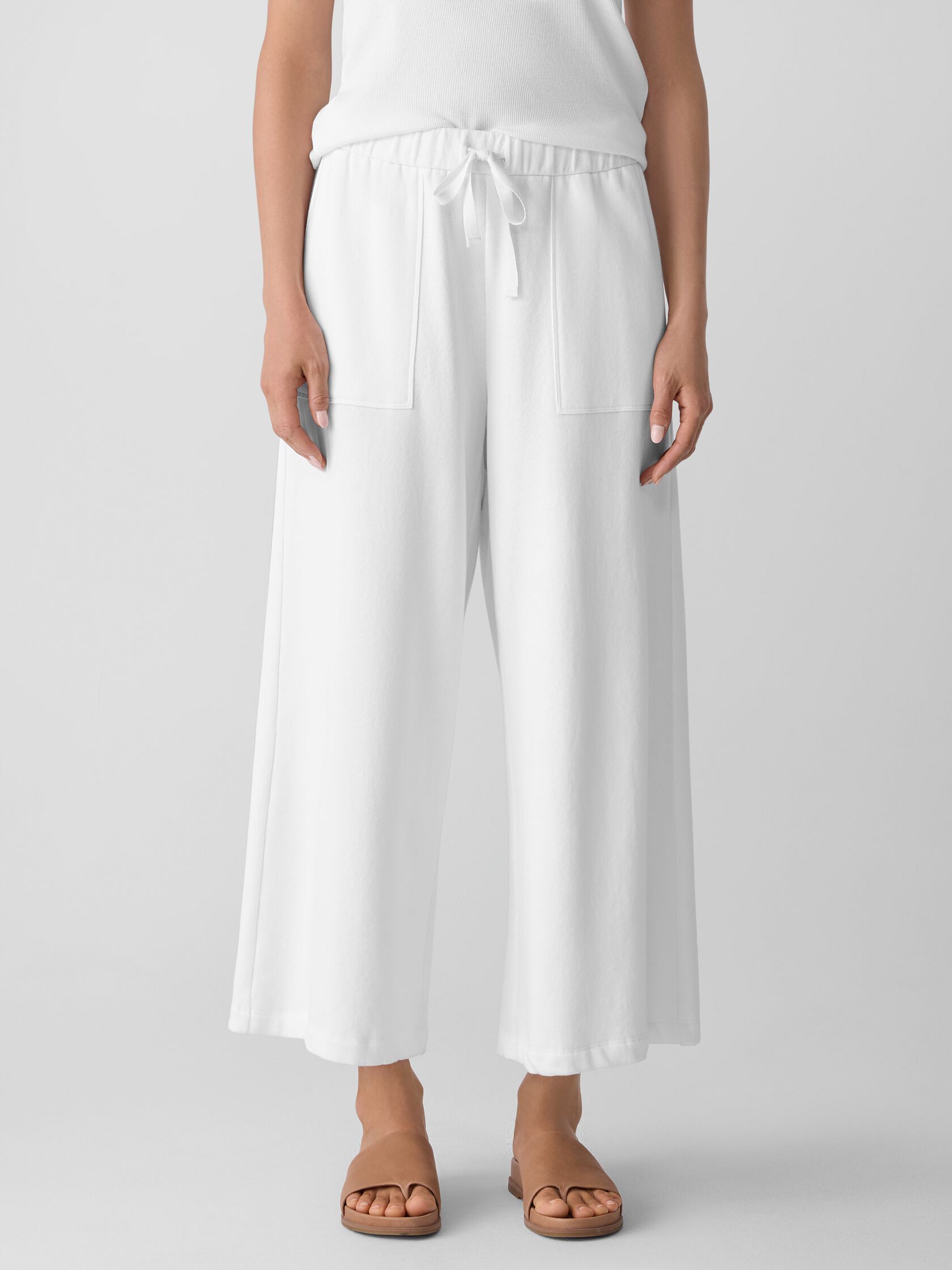 Eileen Fisher Wide Cropped Pant