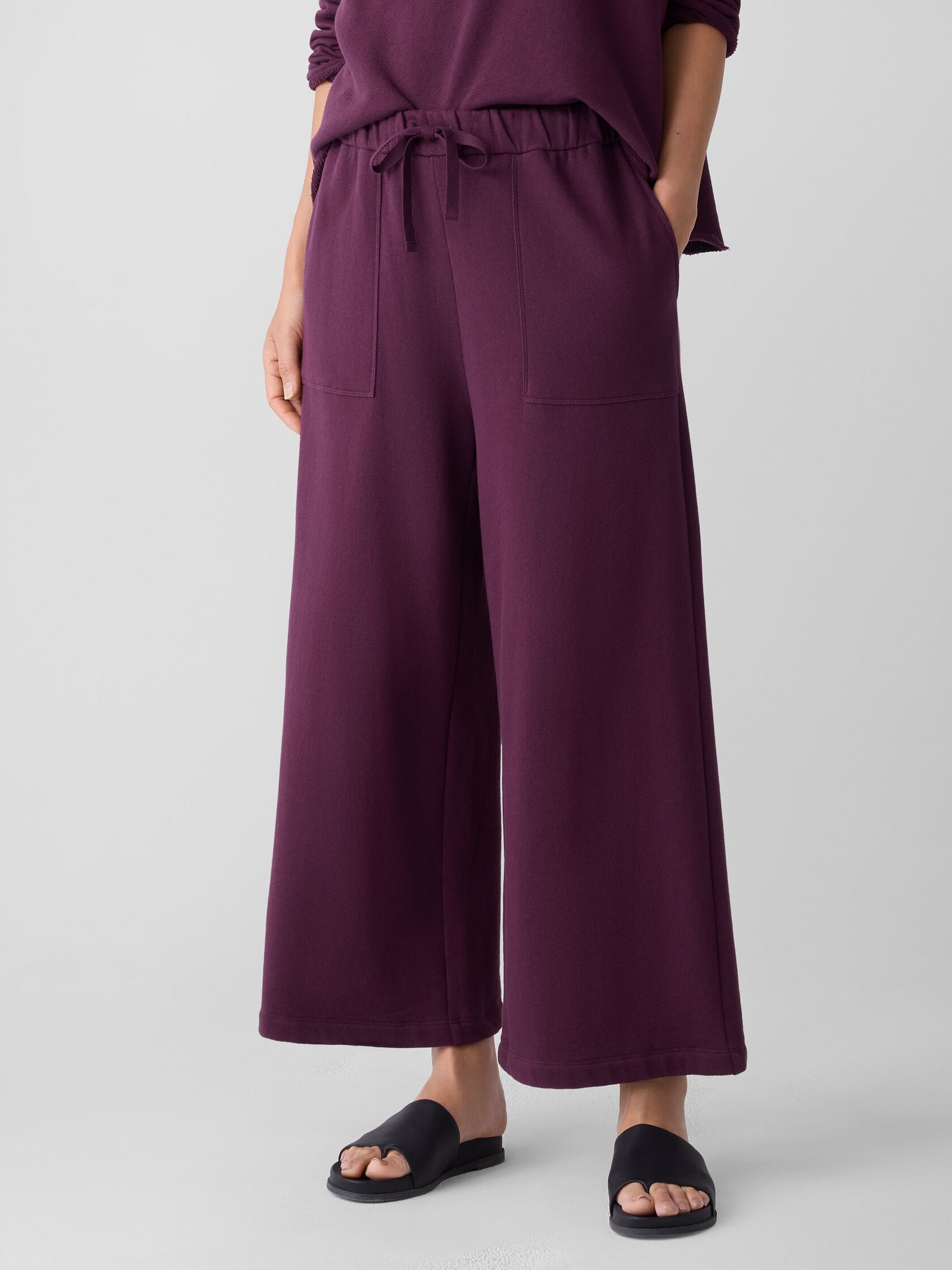 Eileen Fisher Wide Cropped Pant