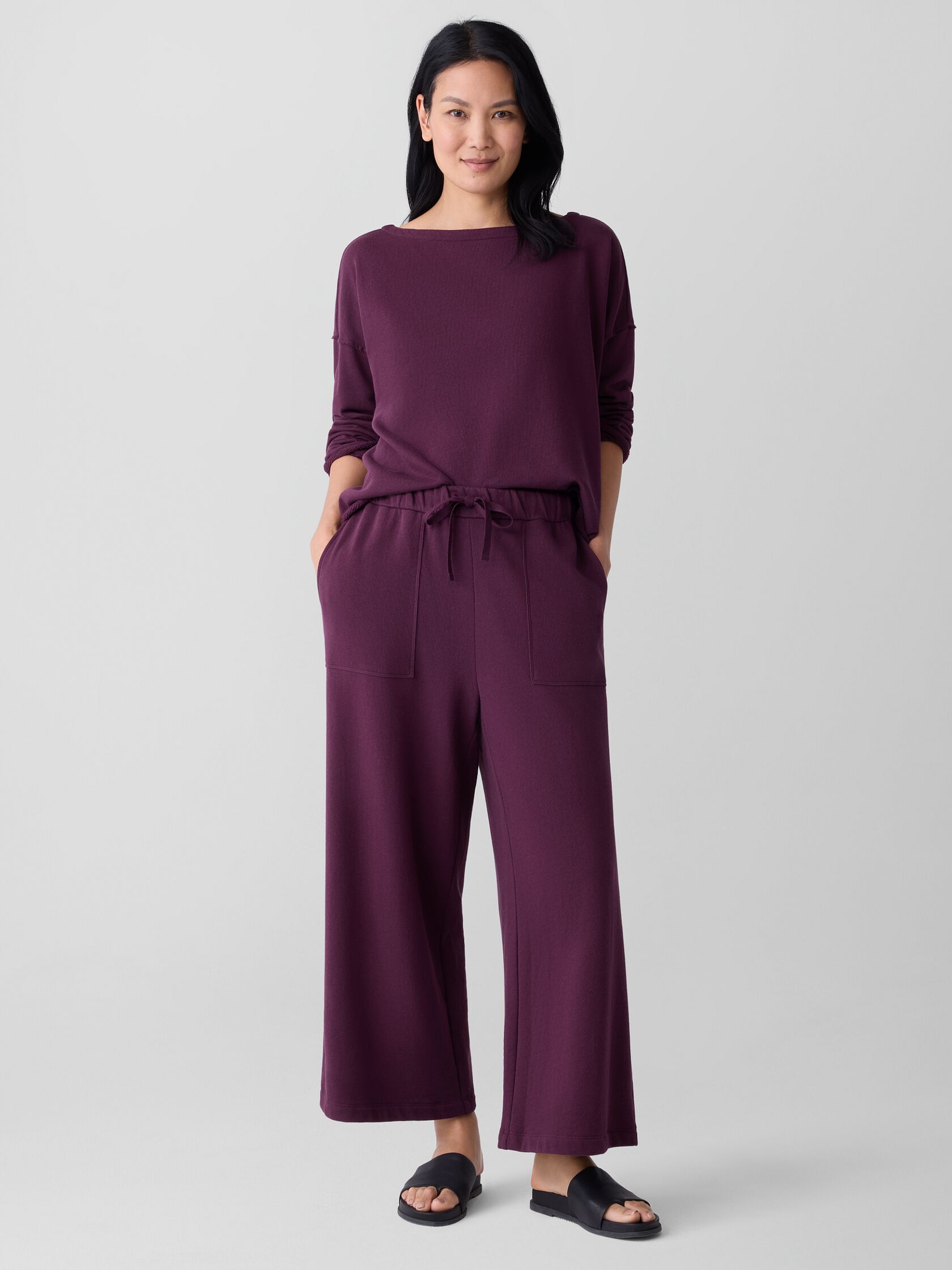 Eileen Fisher Wide Cropped Pant